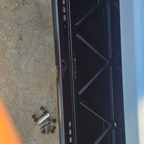 Car roof box with triple lock and two keys