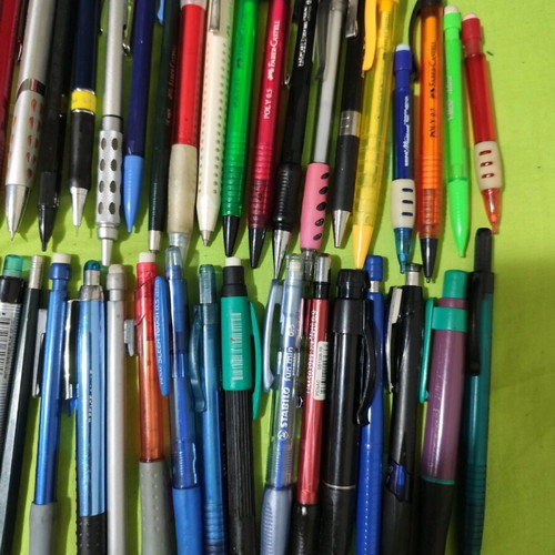 Mechanical pencils used, collection with premium brands