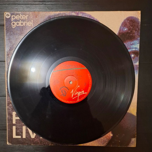 Peter Gabriel Plays Live 2xLP album used, rock