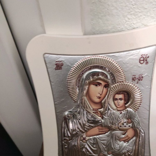 Silver religious icon like new