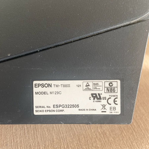 Epson TM-T88III thermal printers used, pack of 3
