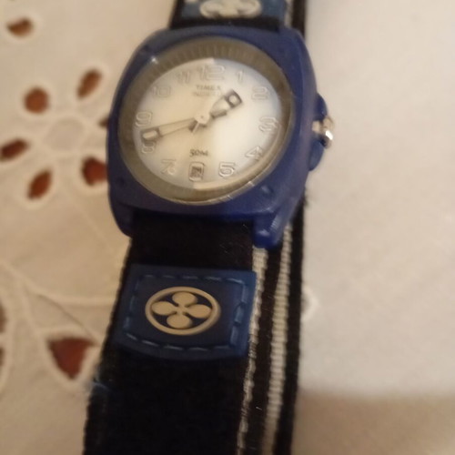 Timex men's children's watch, blue, adjustable strap