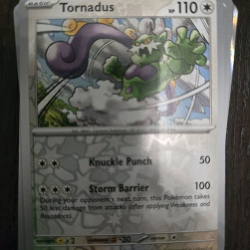 Tornadus Pokemon card new