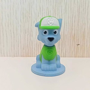 Kinder Surprise Έκπληξη Συλλεκτική Φιγούρα Μινιατούρα Zaini Paw Patrol Mighty Pups Κουτάβια Ρόκυ Rocky