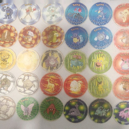 Pokemon caps used, pack of 30 pieces