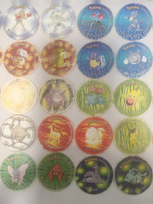 Pokemon caps used, pack of 30 pieces