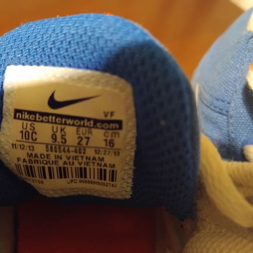 Nike shoes size 27 used, athletic