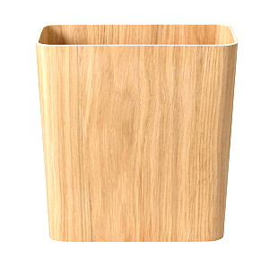 MUJI Κάδος Απορριμμάτων από Ξύλο / Καπλαμά Βελανιδιάς Scandinavian Danish Design Dustbin Oak veneer