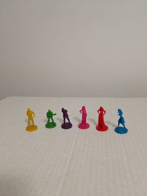 Cluedo board game pieces used