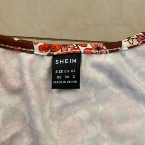 Shein top brown size XS, new