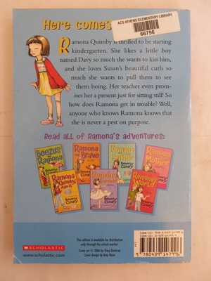 Book Ramona the Pest used, Beverly Cleary, 2006 edition