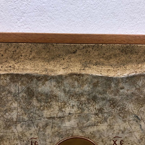Fresco painting used, Last Supper by A Sevastos 93x58 cm