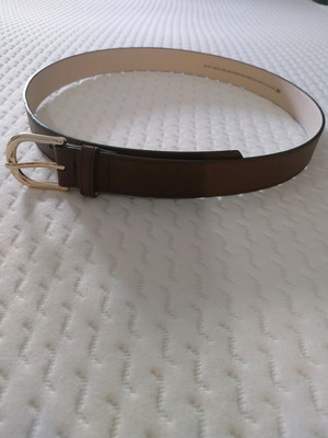 H&M Brown Belt Like New, Gold Buckle, Size S
