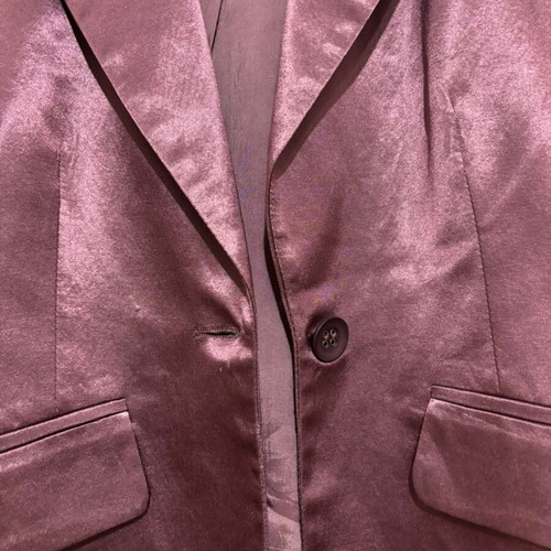 Ysatis silk jacket like new, pink-purple