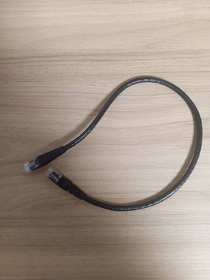 UTP Cat6e Network Cable 0.5m used, black