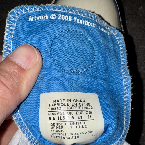 Converse Chuck Taylor All Star "The Who" sneakers used, size 43