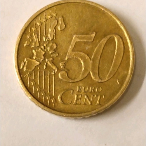 Collector coin 50 euro cents used