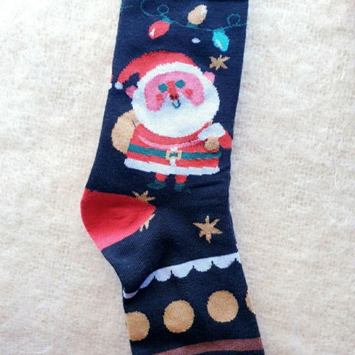 Christmas Santa Socks unisex, new, gingerbread man design