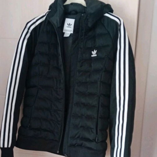 Adidas women's jacket like new, black and white