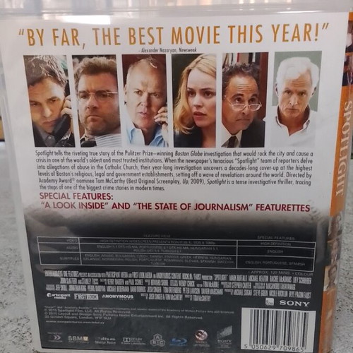 Spotlight Blu-Ray like new with Greek subtitles