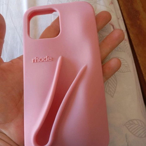 Rhode iPhone 13 Pro Max case authentic, luxury, pink
