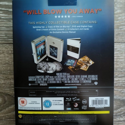 Inception Limited Briefcase Edition Blu-ray like new with Greek subtitles
