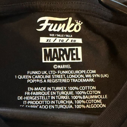 Funko Marvel Deadpool Heavy Metal T-Shirt XL new, black