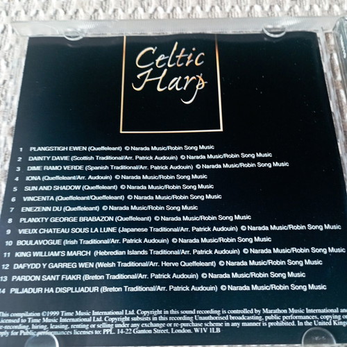 Celtic Harp CD like new, traditional celtic music