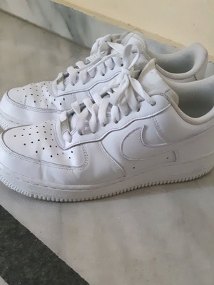 Nike Air Force 1 μεταχειρισμένα, μέγεθος 41, άσπρα