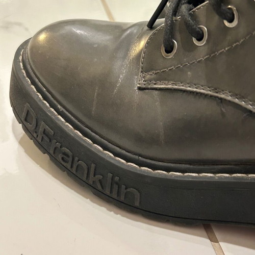 D. Franklin boots used, light gray, size 38