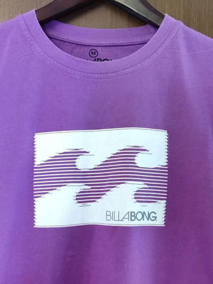 T-shirt Billabong Medium σαν καινούργιο, μωβ, 100% βαμβακερό