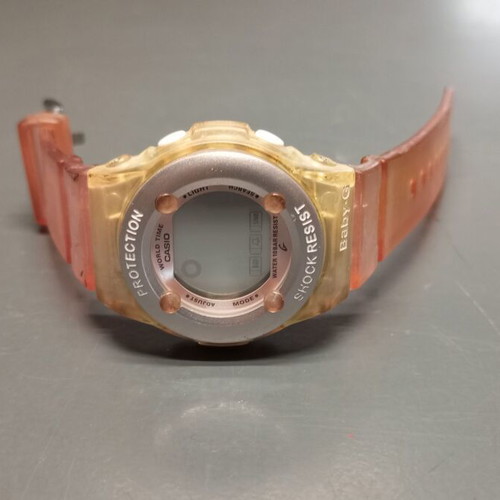 Casio Baby-G BG-1302 women's orange wristwatch used