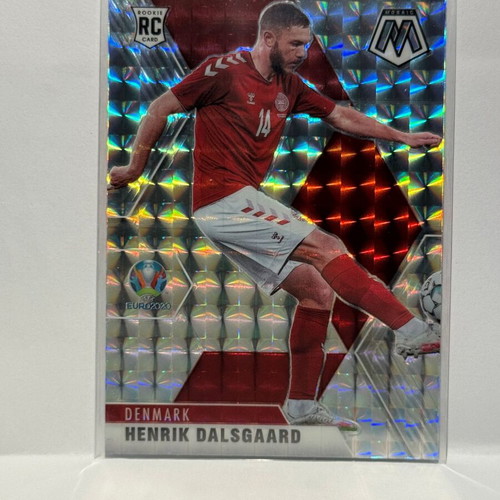 Panini Mosaic Uefa Euro Henrik Dalsgaard #36 Silver Mosaic Prizm card new