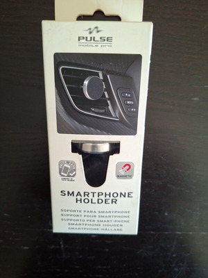 Magnetic smartphone holder with clip for air vent silver new