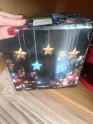 Λαμπτήρας κουρτίνα φωτεινή γιρλάντα σαν καινούργια