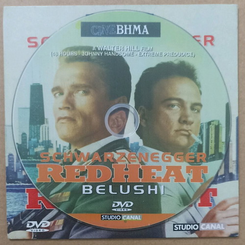 DVD Schwarzenegger, Belushi - Red Heat unused with subtitles