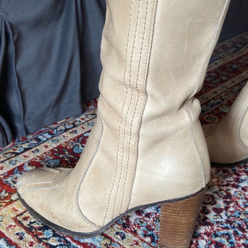 Diesel vintage boots like new, beige, size 38