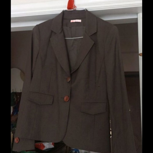 BSB brown mid-length women's jacket size 46
