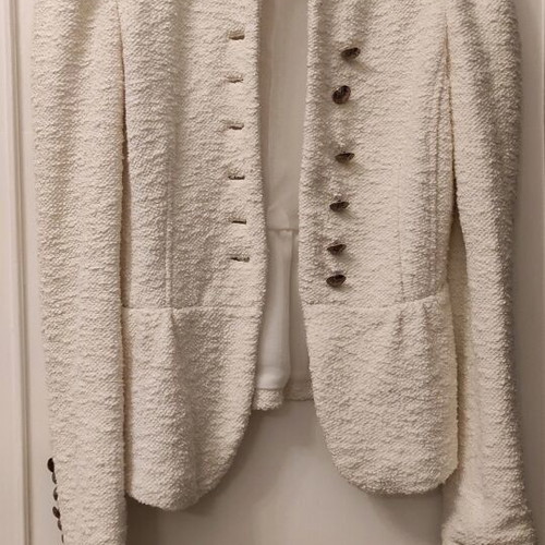 Zara blazer size S used, military style beige