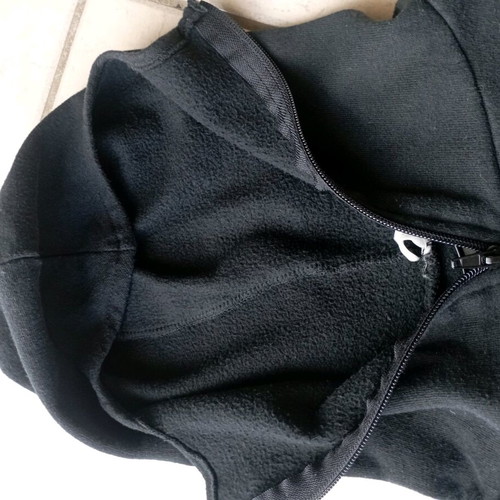 Full face sweatshirt used, black, unisex