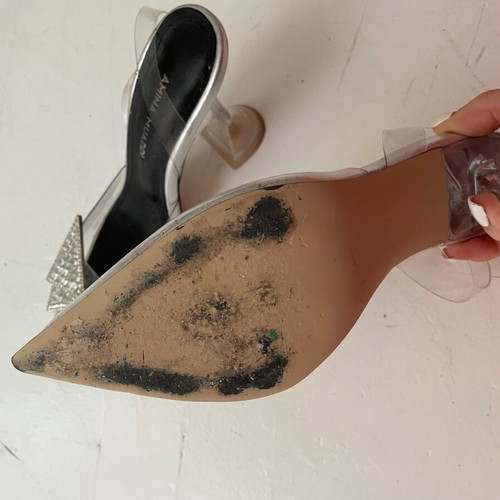 Amina Muaddi used slingbacks size 37