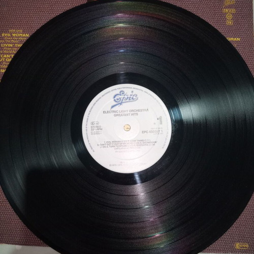 ELO Greatest Hits vinyl record used, rock genre
