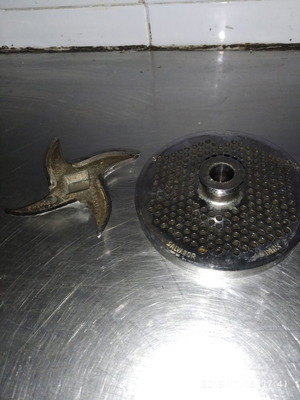 Meat grinder parts used