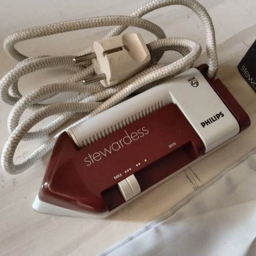 Vintage Philips Stewardess HD 1165 travel iron new