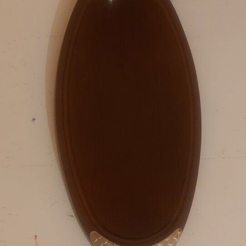 BMF Rustikales Servierbrett Serving Board New, Fish Design