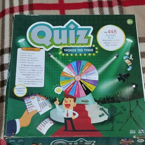 Quiz Wheel of Fortune board game like new