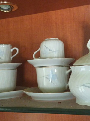 Porcelain tea set vintage like new