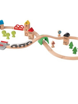 IKEA LILLABO train set like new with figures and battery-powered train