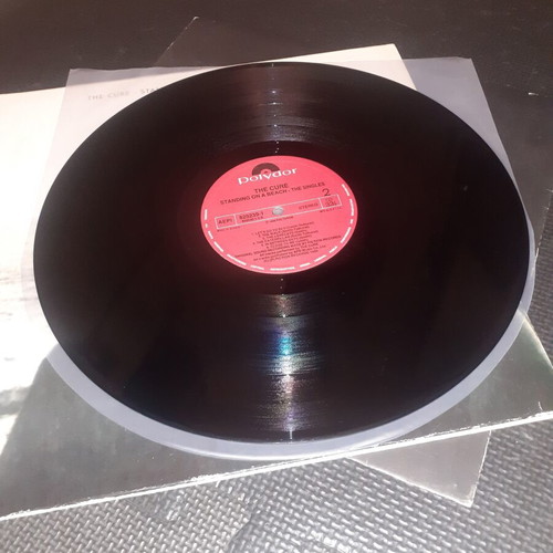 The Cure Standing On A Beach vinyl LP used, rock compilation 1986