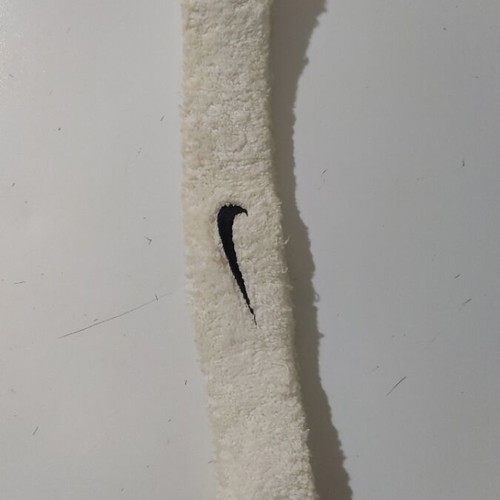 Nike headband used, white cotton